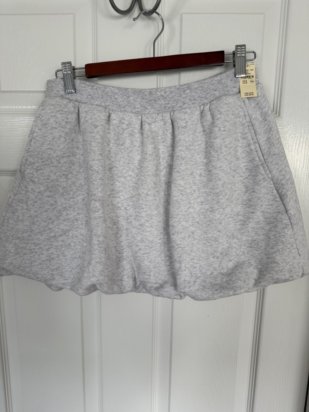 aerie Light Heather Gray Circle Skirt